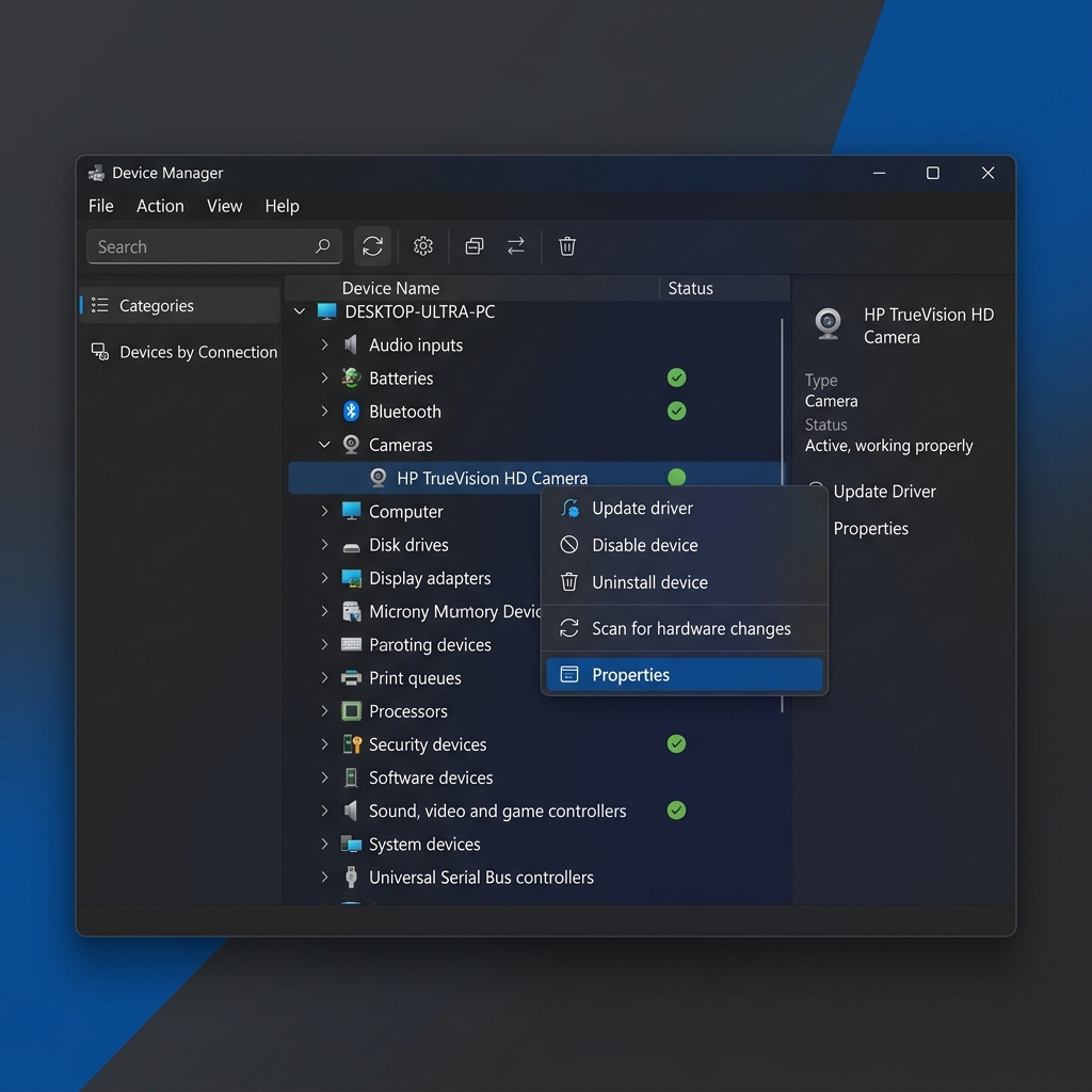 Administrador de dispositivos de Windows