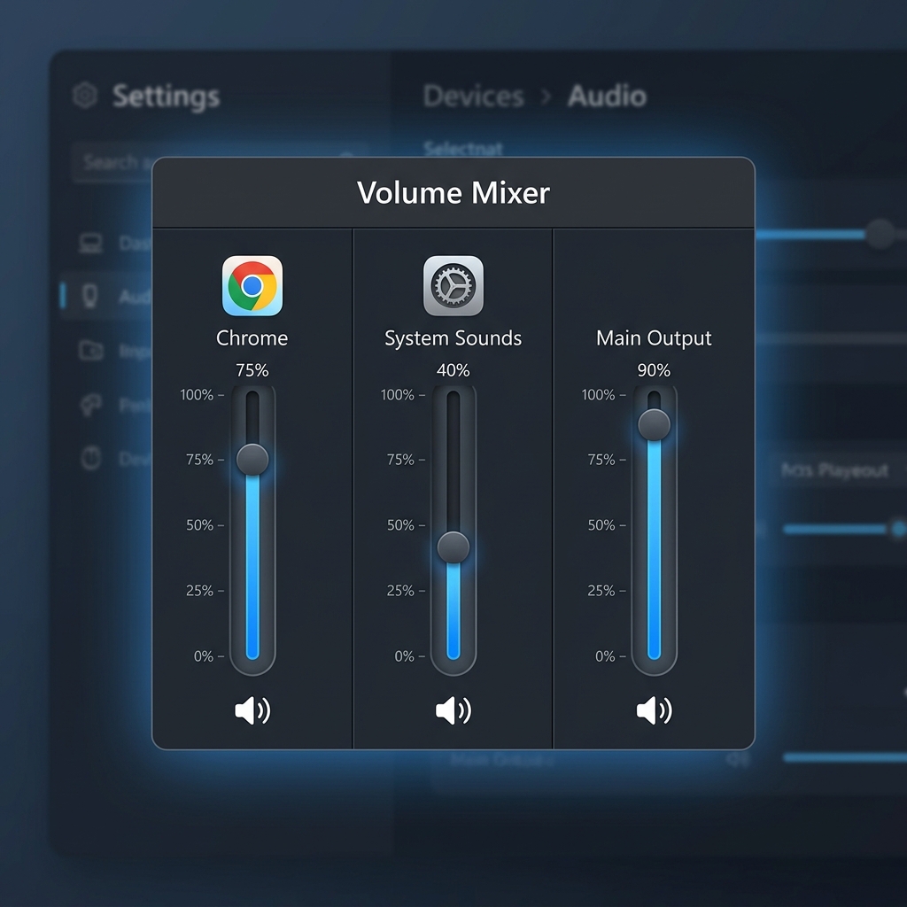Mezclador de volumen